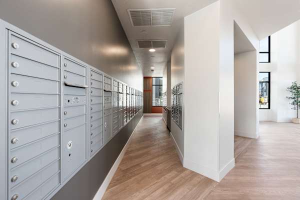 Hallway with Lockers at The Vue At Desert Color, Utah